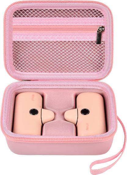 Portable Charger Power Bank Case for 2PCS Swyop/for Feob/for Charmast/for JEJILL/for LanLuk/for VEGER/for iWALK/for Taegila/for Kuulaa and More Small Charging Battery Pack - Bag Only (Pink)