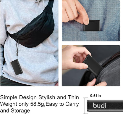 BUDI Pop-up Design Memory Card Case Crush & Shockproof Memory Card Wallet for Micro SD SDXC SDHC TF Cards and 6 SD Cards/Micro SDHC/Micro SDXC TF Card Holder Organizer,Case Storage (Mini case)