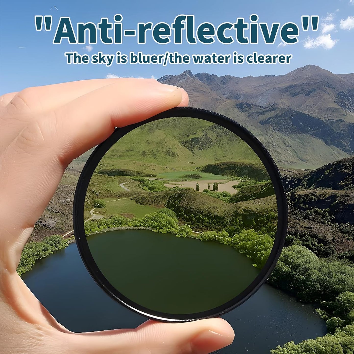 67mm Clip-on CPL Phone Camera Lens Filter, Polarized Camera Lens CPL Filter for iPhone 16 15 Pro Max Plus 14 13 Pro Max Mini 12 11 X XS Max Galaxy