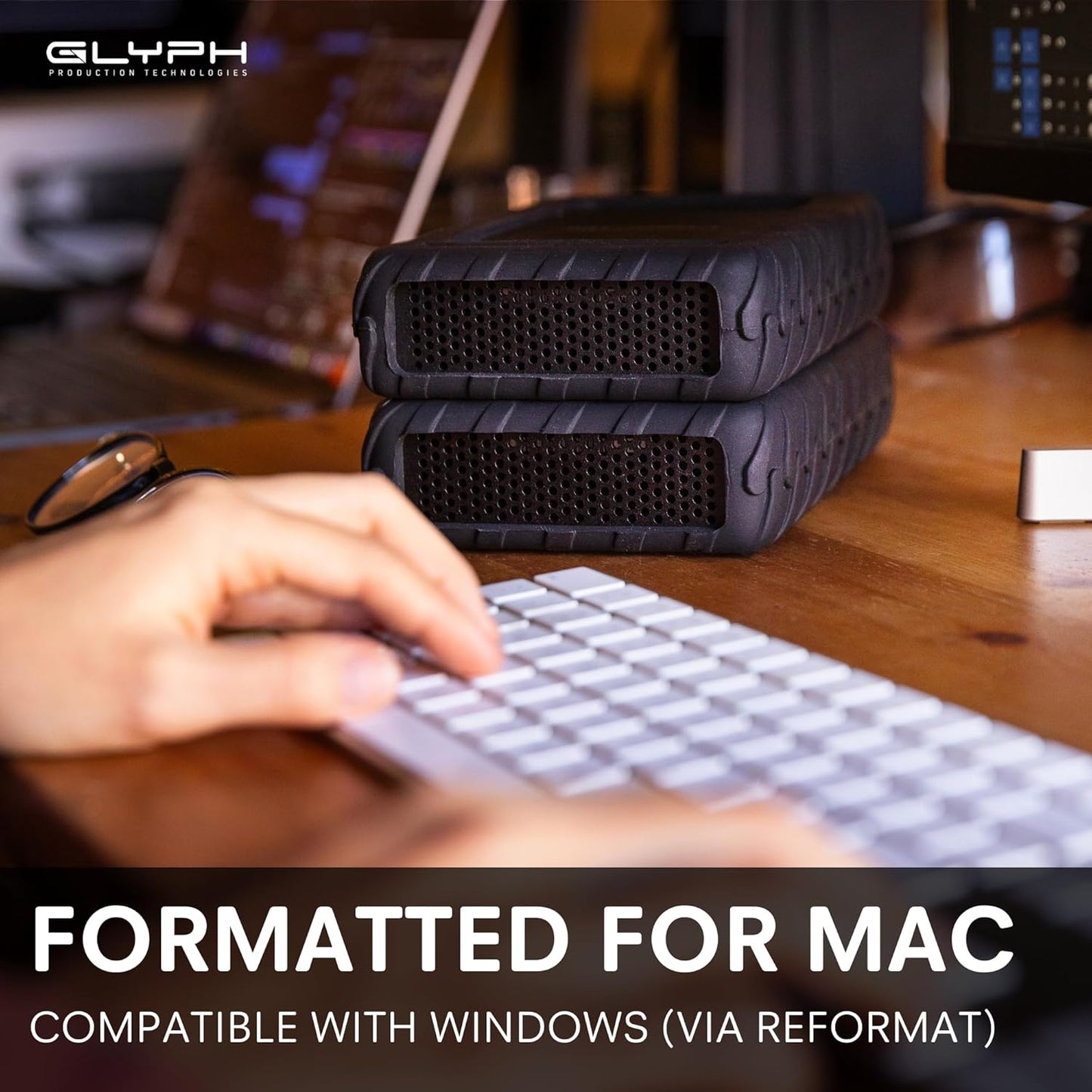 Glyph BlackBox Pro External Hard Drive 7200 RPM, USB-C (3.1,Gen2) (8TB)