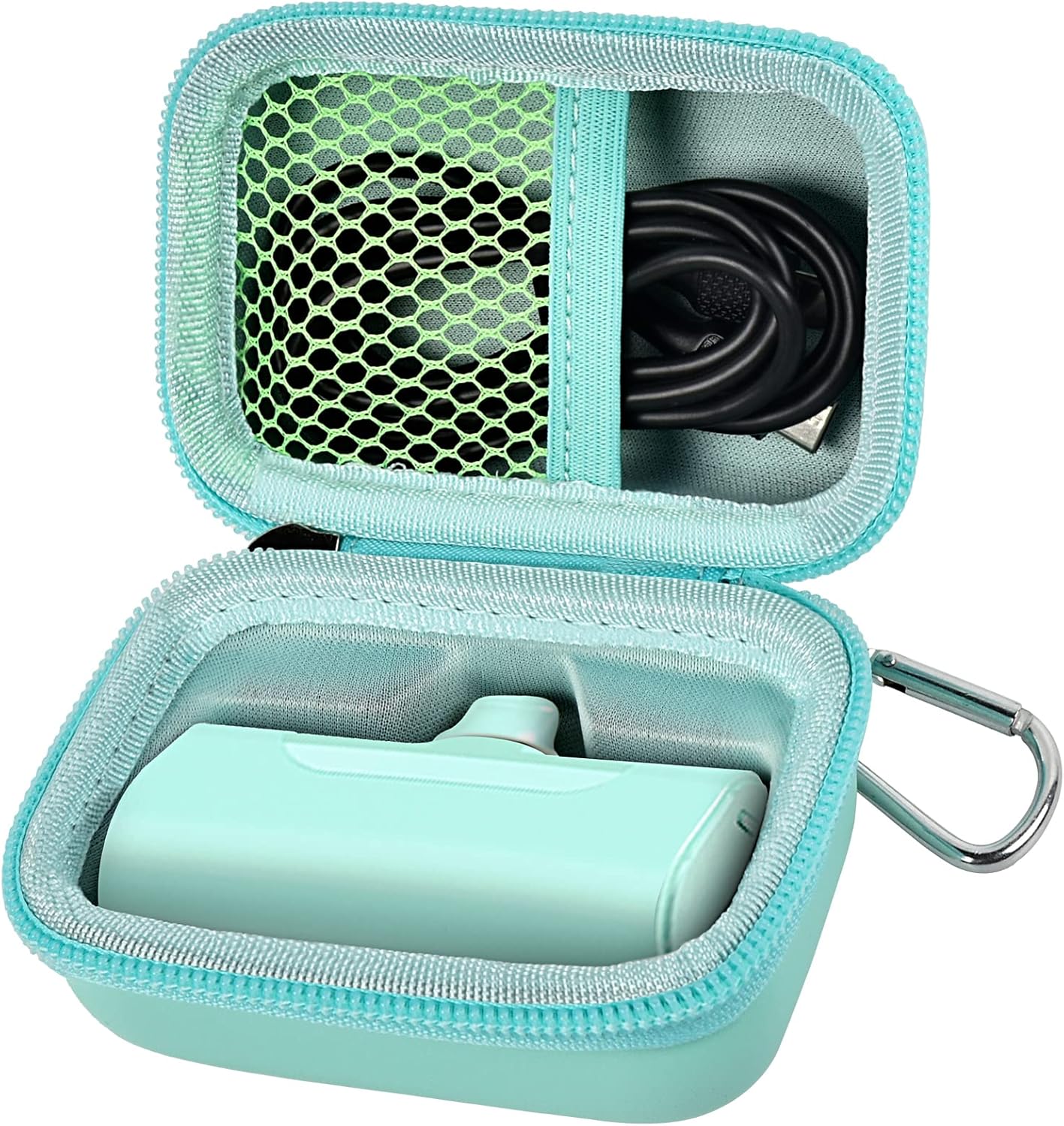 Portable Charger Power Bank Case for Swyop/for Feob/for Charmast/for JEJILL/for LanLuk/for VEGER/for iWALK/for Taegila/for Kuulaa and More Small Charging Battery Pack - Bag Only (Green)