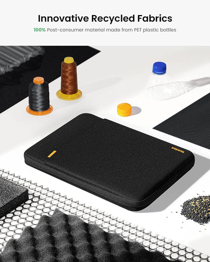 tomtoc 360° Protective Laptop Sleeve for 15-inch MacBook Air M4/A3241 2025, M3/A3114 2024, M2/A2941 2023, 15-inch MacBook Pro A1990 A1707, Dell XPS 15 Plus Laptop, Water-Resistant Computer Case Bag