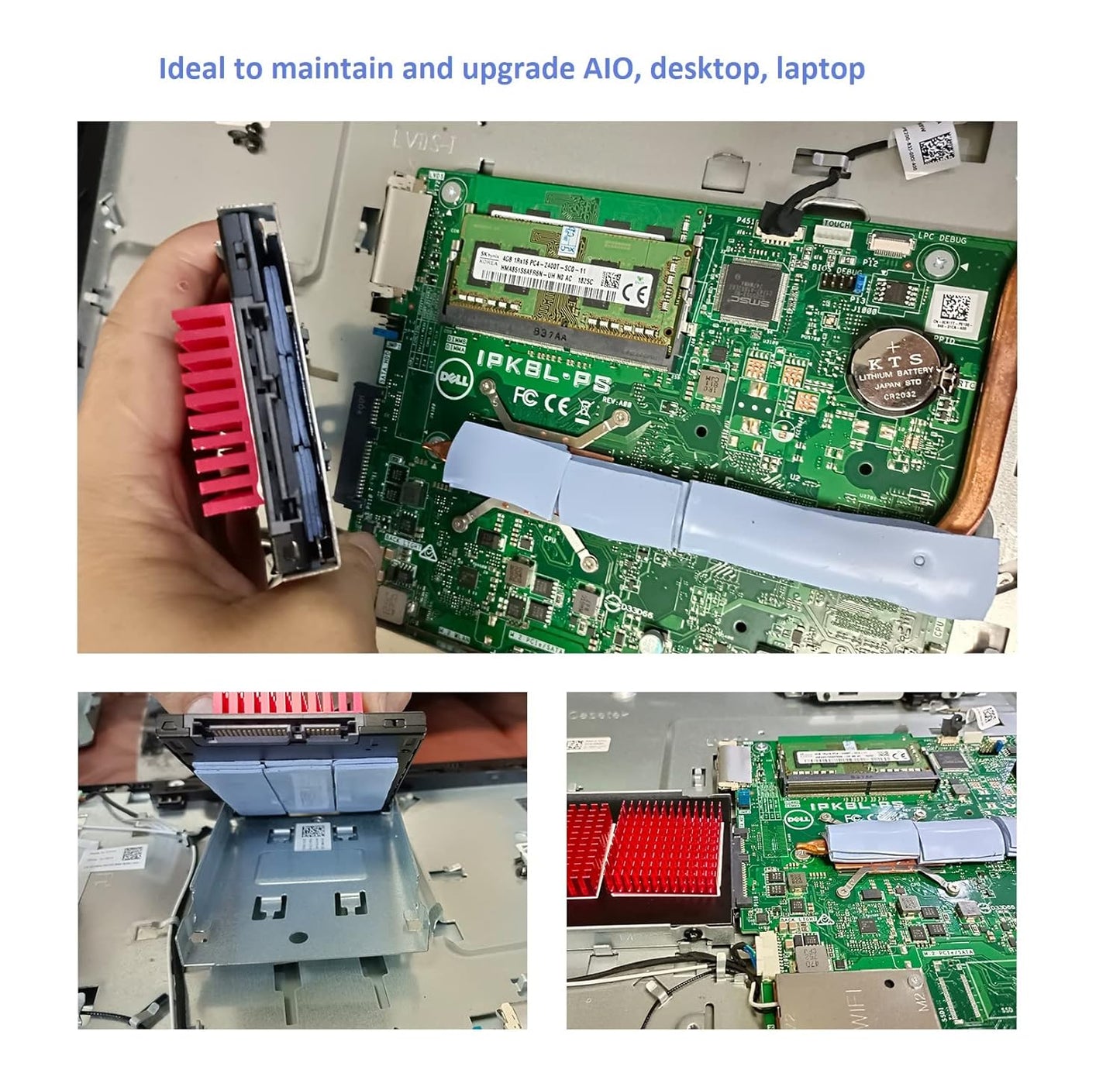 30 Pack Thermal Pads, 20×67 mm by 5 Thickness 0.5 | 1 | 1.5 | 2 | 3 mm, Thermal Conductivity 2.0 W/m.k, Self-Adhesive & Soft, Ideal for Repairing and Cooling Electronics