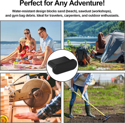 USB C Dust Plugs [36-Pack] -Anti Dust Plug Cover Charging Silicone Port Covers with Cleaning Brush Universal Type-C Protector for All USB C Devices