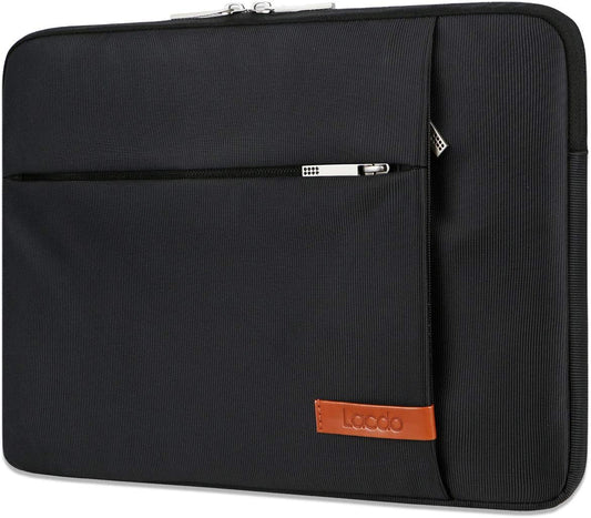 Lacdo Chromebook Case 11 Inch Laptop Sleeve for 11 Inch Acer HP Lenovo Dell Samsung ASUS Chromebook Spin 3 11, 13 inch New Surface Pro 11 Copilot+PC / 10 9 8 X, 11.6" MacBook Air Computer Bag, Black