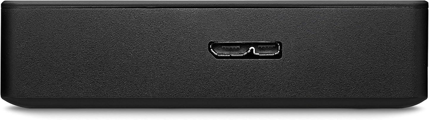 Seagate Portable 5TB External Hard Drive HDD – USB 3.0 for PC, Mac, PS4, & Xbox - 1-Year Rescue Service (STGX5000400), Black