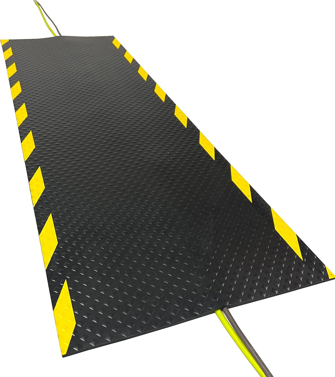 Portifera Morland Protect Rubber - 47¼in x 15⅝in - Nitrile Rubber Cord Cover Mat - Outdoor and Indoor use - Overfloor Protector for Cables Cords or Wires - Protect from Trips and Falls Repositionable