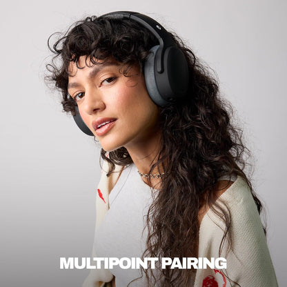 Skullcandy Crusher ANC 2 Over-Ear Active Noise Cancelling Wireless Bluetooth Headphones with Sensory Bass, Alexa Voice Control, 50 Hr Battery, Microphone, 2 Year Warranty – Asphalt