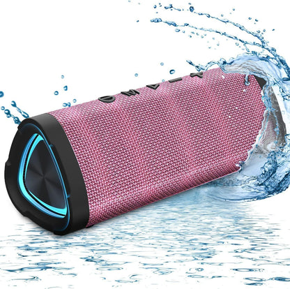 Vanzon Bluetooth Speakers V40 Portable Wireless Speaker V5.0 with 24W Loud Stereo Sound, TWS, 24H Playtime & IPX7 Waterproof, Suitable for Travel, Home&Outdoors-Pink