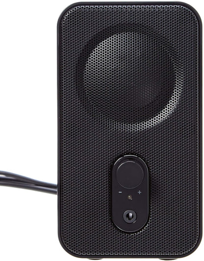Amazon Basics Computer Speakers for Desktop or Laptop PC, AC-Powered (US Version), Black