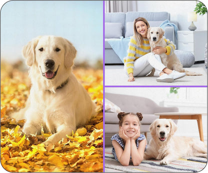 Custom Mouse Pad, Personalized Mouse Pad with Photo & Text, Neoprene Mouse Mat for Laptop Computer Office Desk, Mousepad Small with Anti-Slip Rubber Base