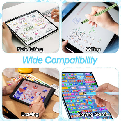 30PCS Replacement Rubber Tips for Stylus pens, Black Silicone Tips for Stylus Pens, High Sensitivity Stylushome Tip, No Scratches, Universal (0.19In,0.23In,0.27In)