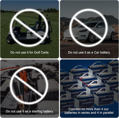 12V 100Ah BCI Group 31 LiFePO4 Battery, 100A BMS Rechargeable Lithium Battery with Low-Temp Protection, Up to 15000 Cycles Perfect for RV, Camping, Solar, Off-Grid and Boat