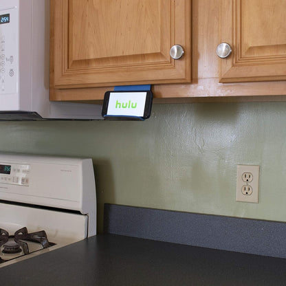 DTLgear Trek Stand Flexible Phone and Small Tablet Holder for Airplane, Office, Desk, Treadmill, Hotel, Kitchen, Plane Travel Essentials