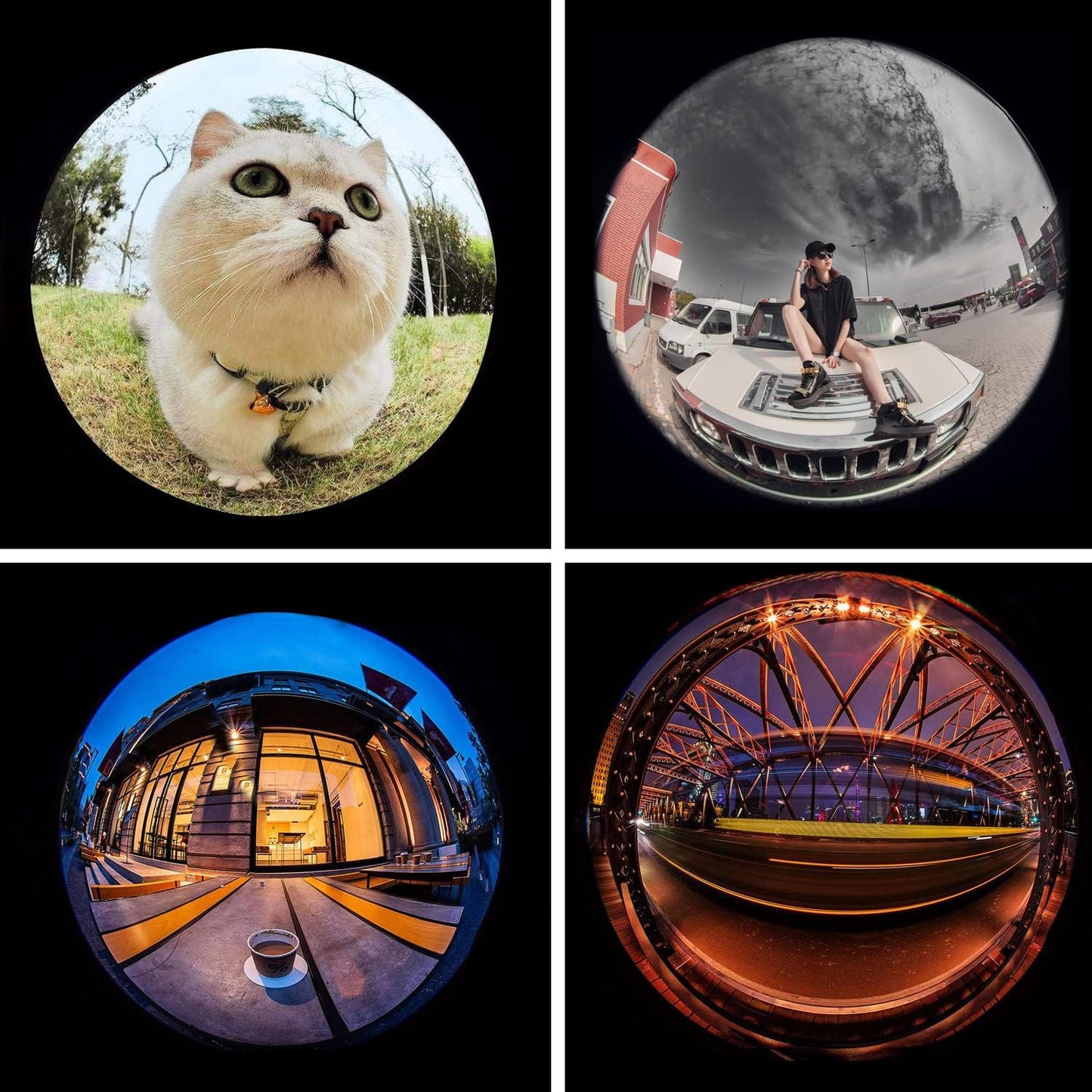 210° Fisheye Lens, Professional Cell Phone Lens for iPhone,Samsung,Pixel,BlackBerry,Ipad,Notebook,Etc,Fish Eye Lens