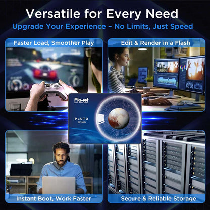 FX815 512GB SSD, 2.5" SATA SSD, Internal Solid State Drive, Up to 560MB/s, 3D NAND SLC Cashe, Compatible with Laptop & PC Desktop