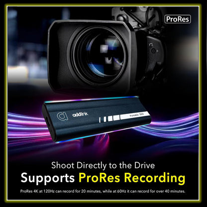 Addlink P21 1TB Portable External SSD, Up to 2,000MB/s Read, USB 3.2 Gen 2x2, Lightweight Storage for Photography, Video, Gaming and Fast backups, for PC Laptop Mac Windows Linux Android PS4 PS5