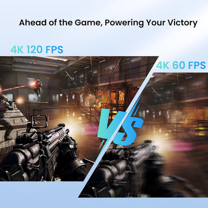 NEWCARE 4K@120Hz HDMI Switch 3 in 1 Out, HDMI 2.1 Splitter 8K@60Hz with 2.6 ft HDMI 2.1 Cable, HDMI Switcher Support 48Gbps, HDR10+, VRR, Dolby, HDCP 2.3, Compatible with PS5/PS4 Xbox TV Projector