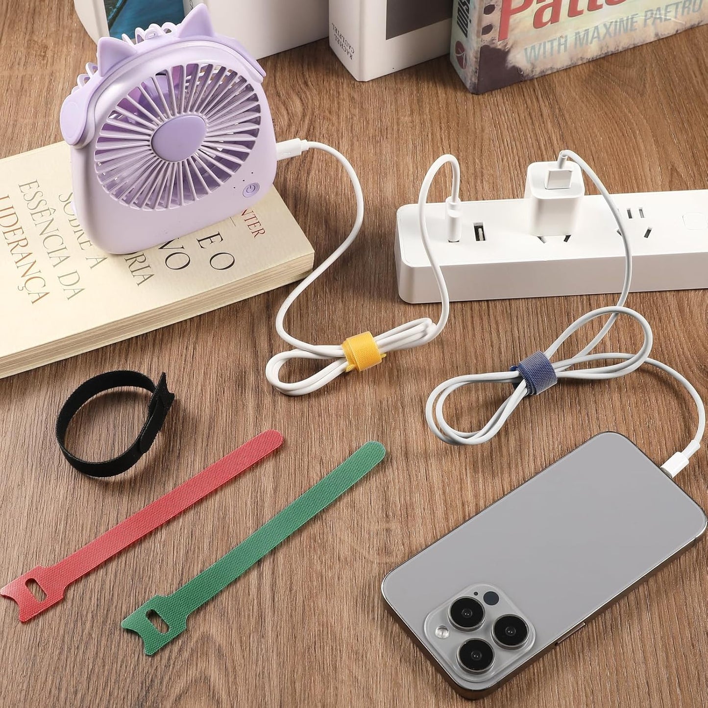 200 PCS Cable Ties Reusable 4+6+8inch Multi-Colour Cord Organizer for Cable Management Multi-Purpose Cable Straps Wire Ties Cable Management for Home Office Computer Data Centers Electronics,7 Colors