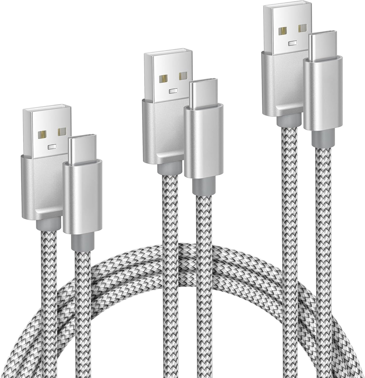 Elebase iPhone 16 15 Pro Max Charger Cord 1.5/3.3/6.6FT 3 Pack,USB to USB Type C Car Charging Cable,USBC Power Cable for New Apple iPad mini Air,Airpods 4,Samsung Galaxy S25 S24 S23 Plus Ultra,Z Flip