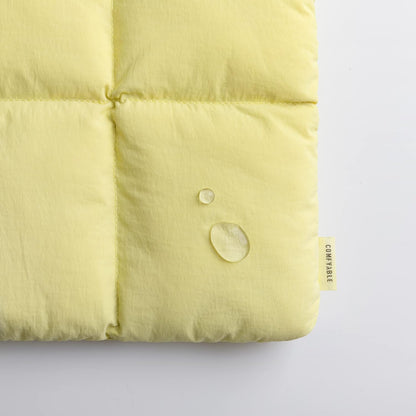 Comfyable Puffy Laptop Sleeve 13 Inch 14 Inch, Quilted Puffer Laptop Carrying Case, Pillow Case Compatible with MacBook Air M4 2025 M3 M2 M1, MacBook Pro M4 Pro/Max, Yellow