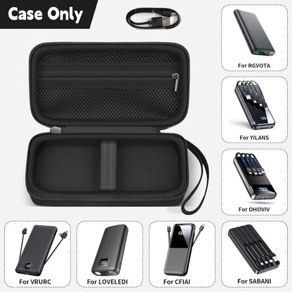 Portable Bank Charger Case for SABANI for Charmast for OHOVIV for VRURC for YILANS for CFIAI for LOVELEDI for RGVOTA for Miday for RONEGN for POIYTL for IAPOS Fast Charging Battery(Black)