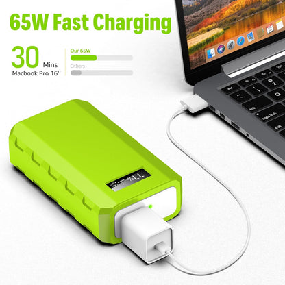 SinKeu Portable Power Station 88Wh, Solar Generator Power Bank with AC Outlet, 110V Portable Laptop Charger for Home Backup Outdoor Emergency RV Van Hunting