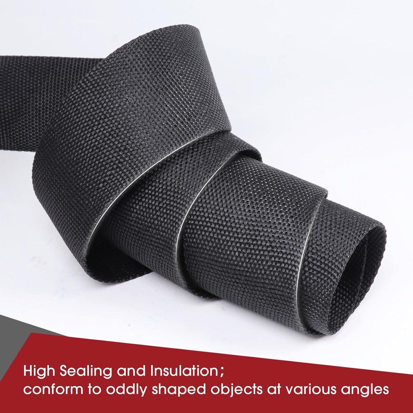 Heat Shrink Wire Loom 2:1 Shrinkable Braided Cable Sleeve 1/4 Inch ID-46ft Abrasion Protection Flexibility Fabric Wiring Harness Cover Sheath