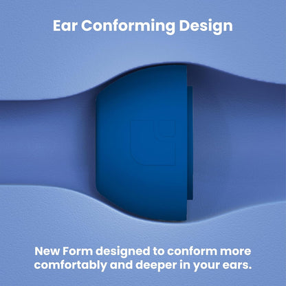 Foam Masters Ultra-Premium Memory Foam Ear Tips for AirPods Pro 1st & 2nd Gen | 3 Pairs | Black Magic Ver 6.0 | Secure | Comfort | Better Noise Cancel | Replacement Buds – Blue, Medium