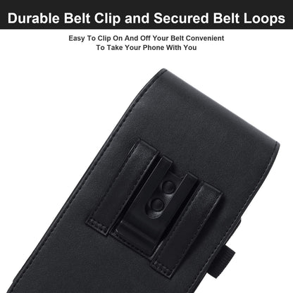 BECPLT for iPhone 15 Pro Max 15 Plus 14 Pro Max 13 Pro Max 12 Pro Max Holster Black Mobile Phone Belt Pouch Holster Cover Belt Clip Case Pouch for Samsung Galaxy S24+ S23+ S23+ S22+ S23 FE S21 FE 5G