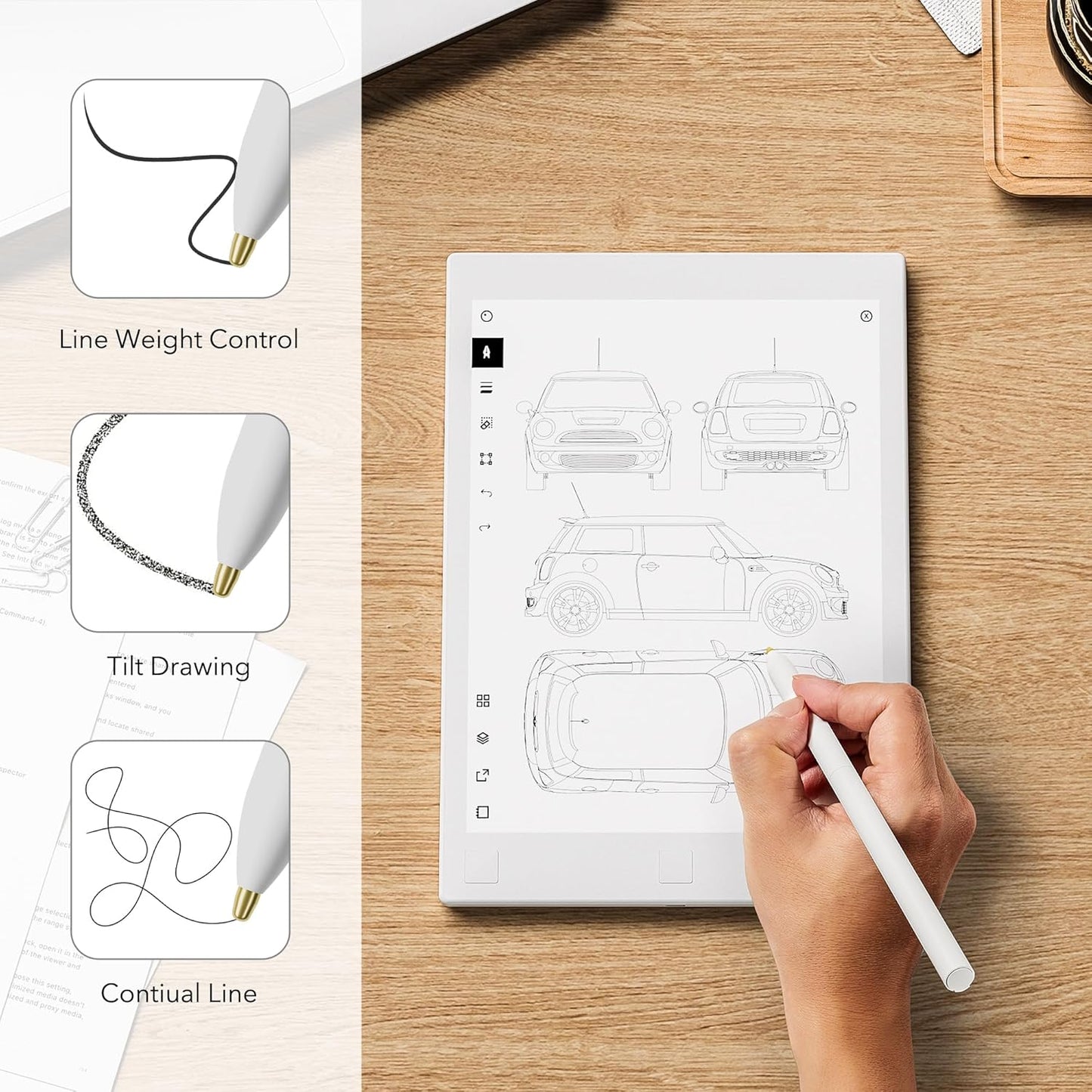 Marker Stylus Tips for Remarkable 2 Pen Tips with Nibs Removal Tool,Metal Replacement Nibs for Remarkable 1/2 Pen/Marker Plus (4+10 PCS-Gold/Sirvel/Black)