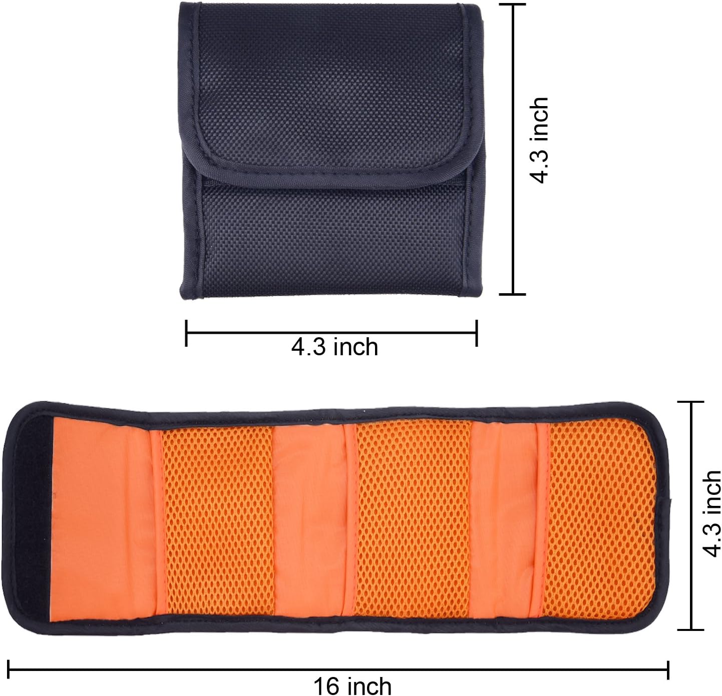 3 Pocket Camera Lens Filter Carry Case Bag Pouch for Filters 25 mm to 77 mm