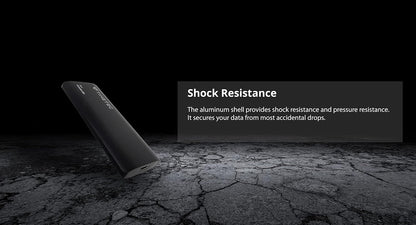 Timetec 2TB Portable External SSD USB3.2 Gen2 Type C Up to 550MB/s Ultra-Light Aluminum Mini External Solid State Drive with USB C to A Cable/USB A to C Adapter for Desktops/Laptop/Mac/Mobile - Black