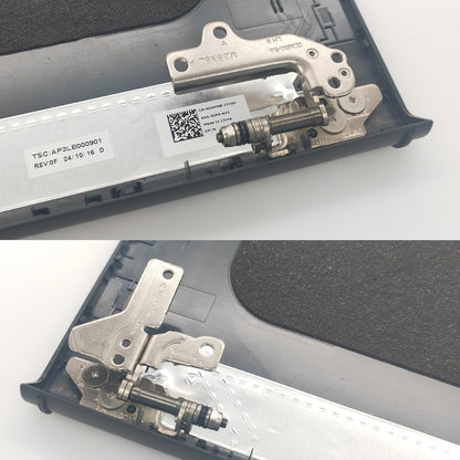 Replacement LCD Back Cover Top Case Lid Front Bezel Frame with Hinges for DELL Inspiron 15 3510 3511 3515 3520 3525 Series Laptop 0WPN8 00WPN8 9WC73 09WC73 AP3LE000901 Black