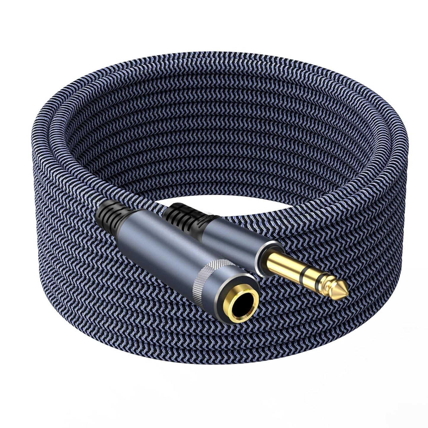 1/4" Male to Female Stereo Headphone Extension Cable - 15ft, Quarter Inch Guitar Cable