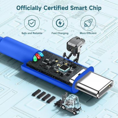 60W USB C to USB C Cable [3Pack] iPhone 15 Fast Charging Cable,3ft Long USB-C to USBC Power Cord for iPhone 15/15 Pro/15 Plus/15 Pro Max,MacBook Pro Air/IPad Air 4/5/iPad Pro 12.9/11(Black)