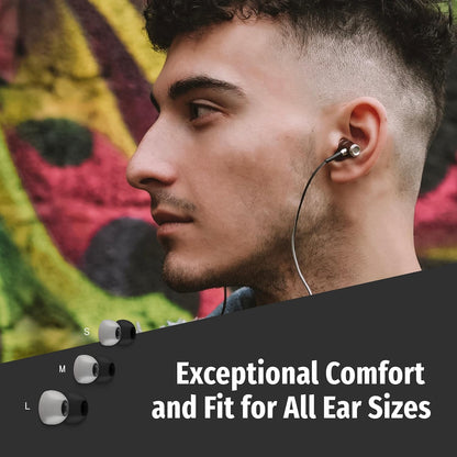 Symphonized Wired Earbuds with Microphone – 90% Noise Cancelling Ear buds with Mic, in Ear Headphones Wire for Computer & Phone, Earphones 3.5 mm Jack