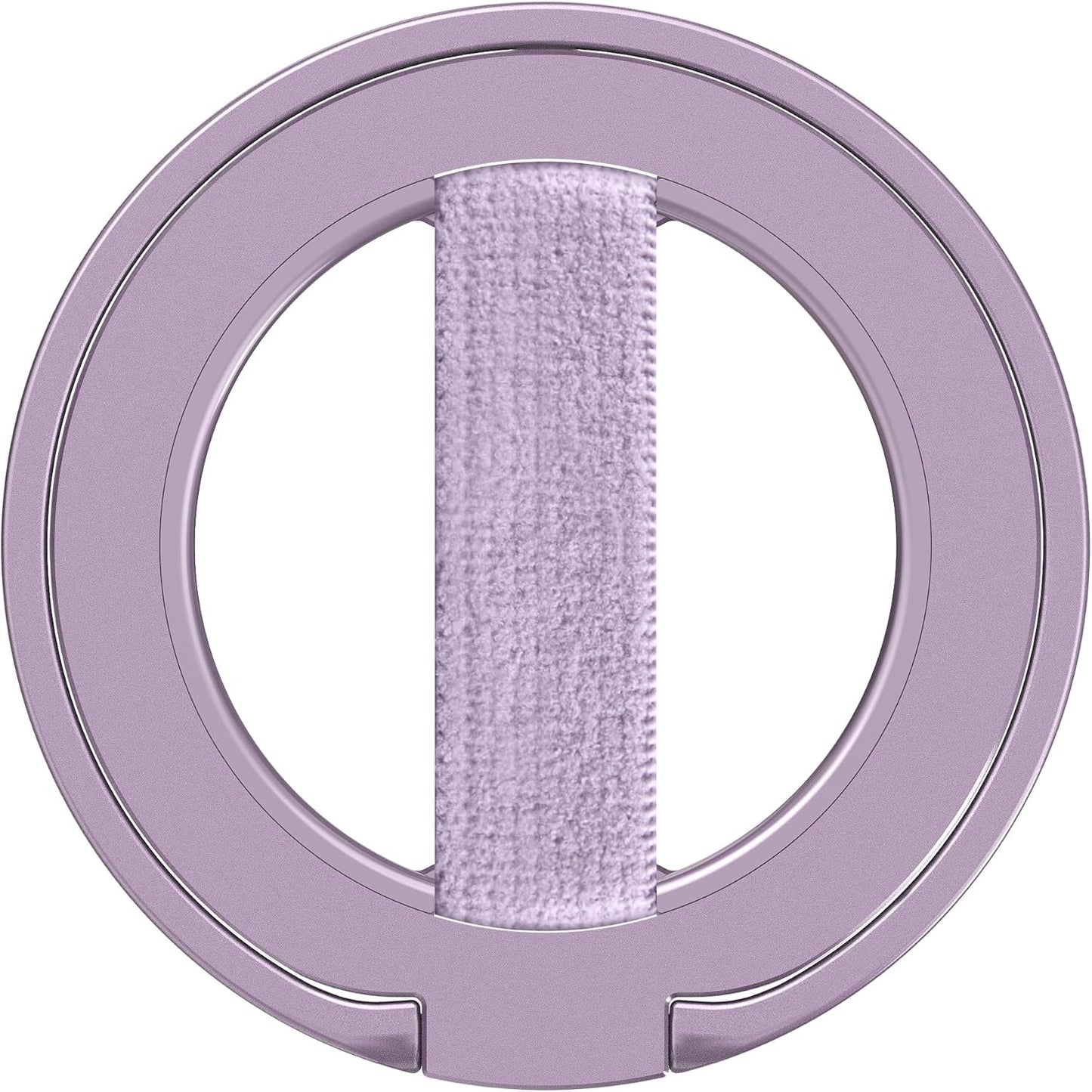 EWA MagOne Ultra Phone Grip Stand with Replaceable Elastic Finger Loop, Removable Magnetic Ring Holder Kickstand Loop, Accessories for iPhone 16, 15, 14, 13 Pro/Max/Plus (Purple)