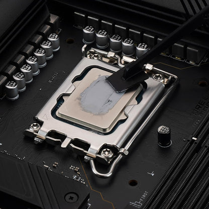 Thermal Grizzly - Duronaut - Enhanced Durability & High Performance Thermal Paste - for Maximum Conductivity While Overclocking CPU/GPU/PS4/PS5/Xbox with 12 Cleaning Wipes 6 Wet & 6 Dry (2g + Wipes)