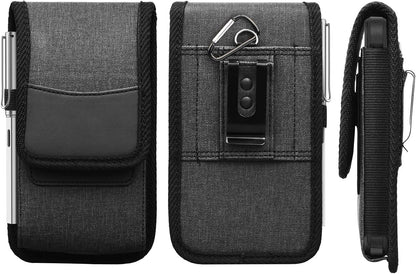 Njjex Cell Phone Holster for Samsung Galaxy S25 Ultra S24 S23 Plus S22 S21 S20 FE Note 20 Ultra A14 A15 A16 A17 A35 A36 iPhone 14 15 16 17 Pro Max Belt Clip Holster Phone Pouch Holder Carrying Case