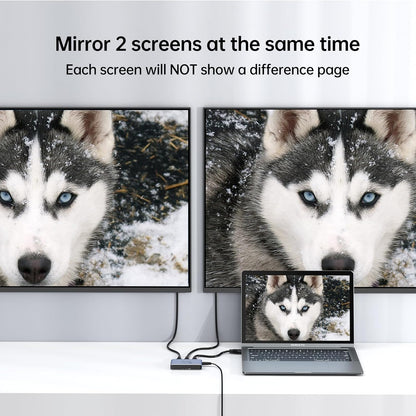 MT-VIKI 4K@120Hz HDMI Splitter 1 in 2 Out Aluminum HDMI Splitter 2.1, 8K@60Hz Duplicate/Mirror, 40Gbps, HDCP2.3, EDID (Non-bidirectional)