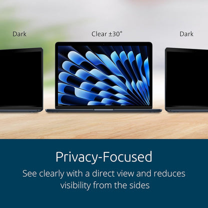 Kensington MP15 Magnetic MacBook Air Privacy Screen for 15 inch MacBook Air (2023-2024, M2, M3), Removable Laptop Privacy Filter, Anti Glare Blue Light MacBook Mac Screen Protector