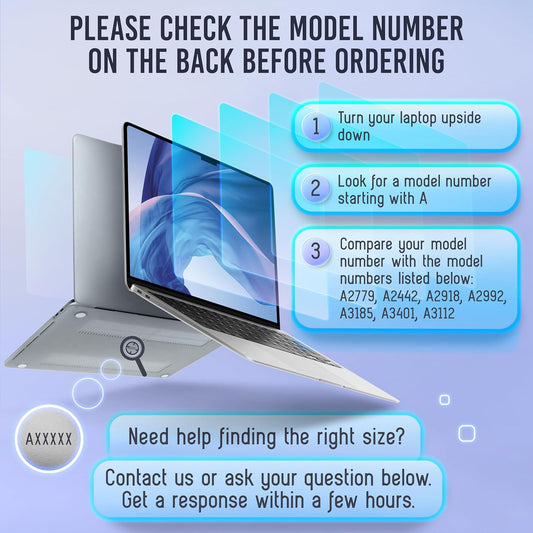 VINTEZ Magnetic Blue Light Screen Protector Compatible With MacBook Air 14" 2021, 2022, 2023, 2024, M1, M2, M3, M4 Anti Blue Light Blocking Filter for Laptop