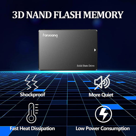 S101 128GB SSD SATA III 6Gb/s 2.5" Internal Solid State Drive, Read Speed up to 550MB/sec, Compatible with Laptop and PC Desktops(Black)