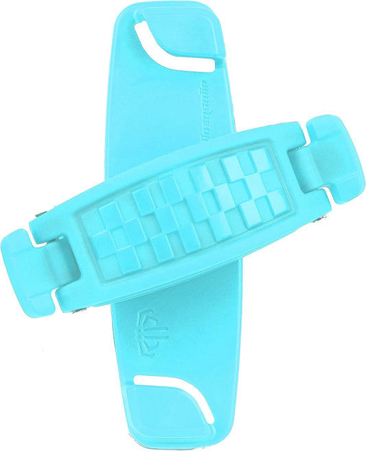 360 Rotating Phone Grip – Flat-Fold Kickstand & Secure Strap – Works with iPhone, Android, Tablets & Cases – Comfortable & Durable (Aqua)