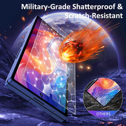 YWXTW Anti-Reflective Front Screen Protector for Samsung Galaxy Z Fold 7, Military-Grade Tempered Glass Film with Alignment Frame, Bubble Free High Touch Sensitivity - Clear 2 pack