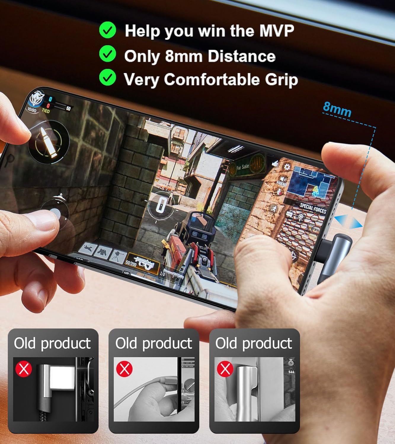 USB C Cable Right Angle [2-Pack, 5FT+5FT], USB Type C iPhone 16 Charger Cable Nylon Braided Cord for iPhone 15 16 pro max Plus Samsung Galaxy S25 S24 S23 S22 S21 S10 S9 S8 Note 20 10 9 8,LG,Moto,PS5