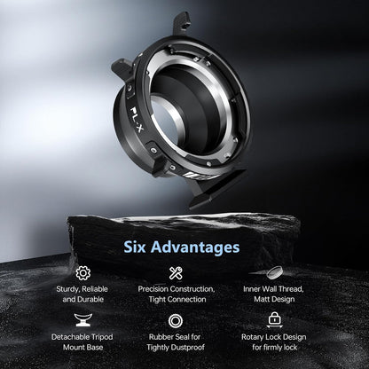 VILTROX PL-X Lens Adapter, Lens Converter Ring Camera Lens Mount Adapter Ring Compatible with PL Lens to Fuji X-Mount Cameras X-Pro1/X-Pro2/X-E1/X-E2/X-E2s/X-E3/X-H1/X-T1/X-T2/X-T3