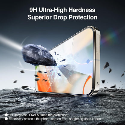 SMARTDEVIL [3+1 Pack Screen Protector For Google Pixel 9 Pro XL With Camera Lens Protector, FingerPrint Reader Compatible, Clear 9H Tempered Glass Film, Fast & Easy Installation, Alignment Frame