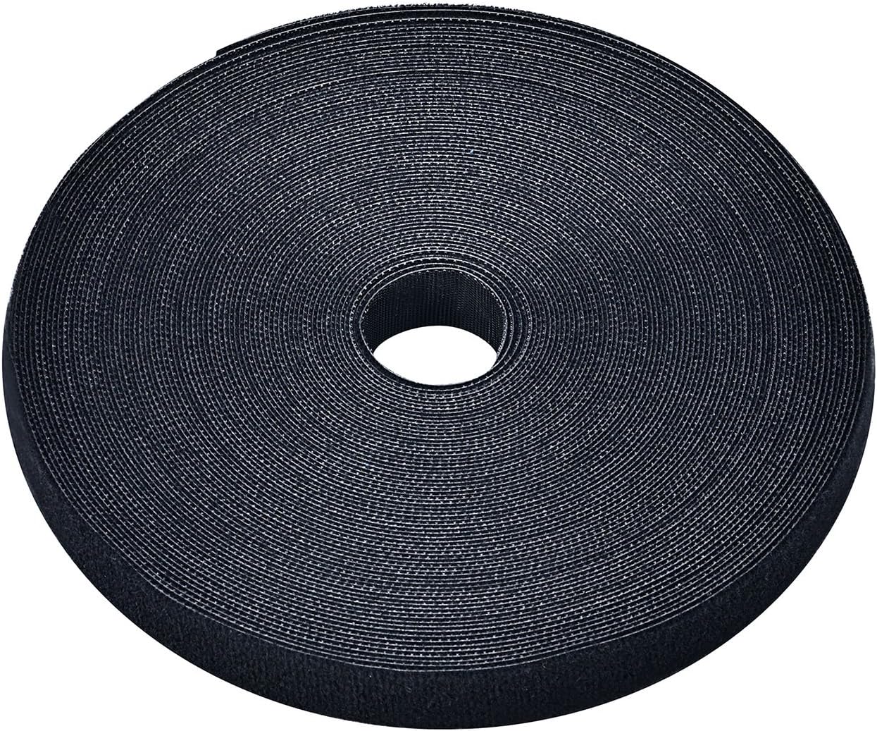 Pasow fastening tape Cable Tie Double Side Nylon Power Wire Management 3/4Inch 1 Roll Hook (25 Yards, Style 2)